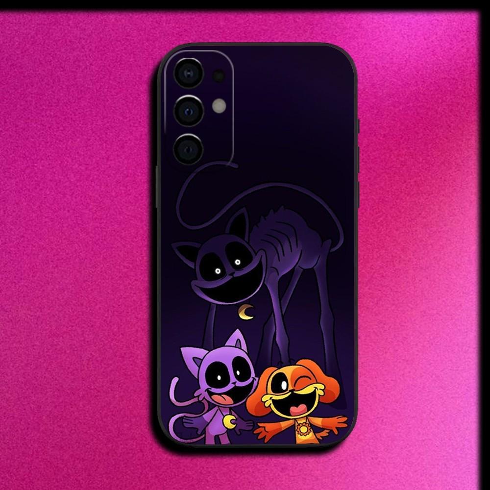 C-Catnap and D-Dogday Cute Phone Case For Samsung S25,S24,S21,S22,S23,S30,Ultra,S20,Plus,Fe,Lite,Note,10,9,5G Black Cover