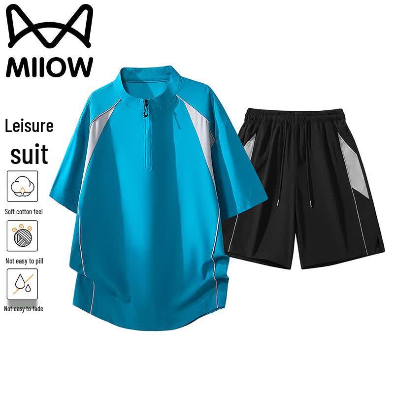 

MaoRen Men s Summer Casual Two-Piece Sportswear Set 3XL