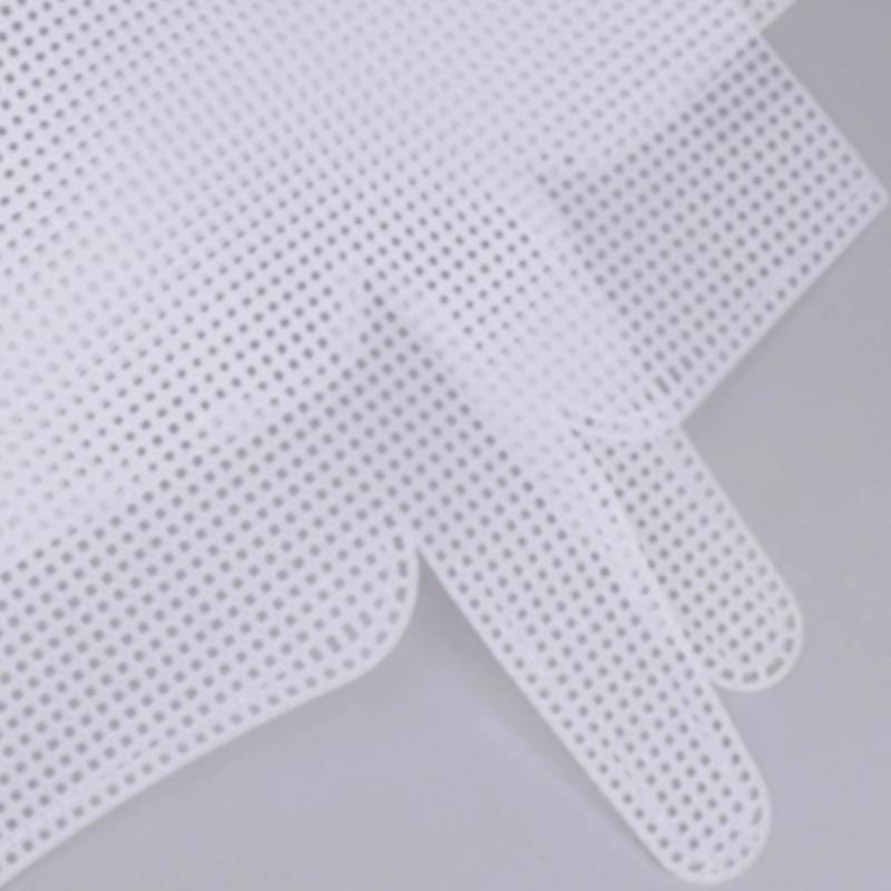Handmade Bag Weaving Grid Material, Plastic DIY Latch Hook Crafts.