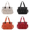 Stylish Oxford Cloth Shoulder Bag With Zip Closure And Mobile Phone Pocket For Casual Outings