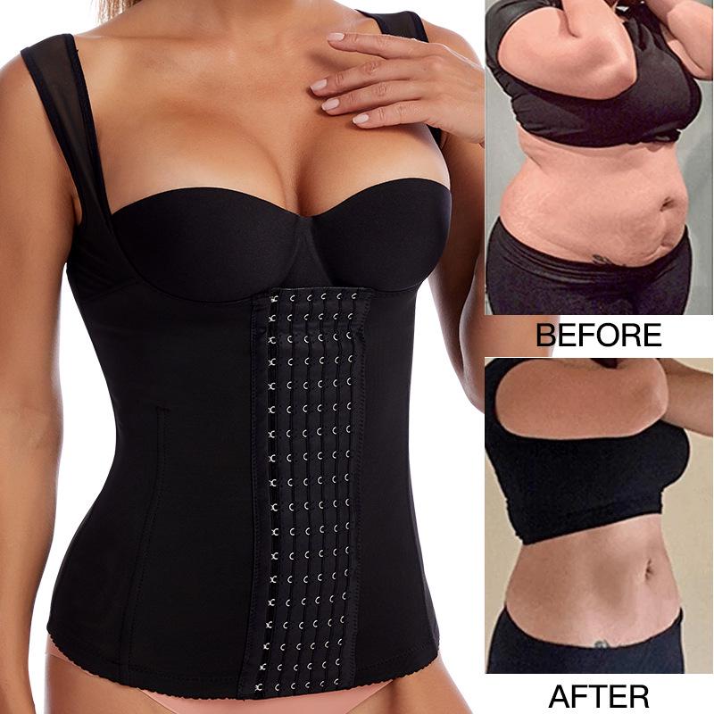 Body Sculpting Waist Cincher Vest: Postpartum Slimming Shapewear for Women