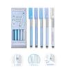 5pcs Endorse Series Gel Pens Set Gradient Color 0.5mm Ballpoint Quick Dry Black Ink for Daily Writing Office A7575