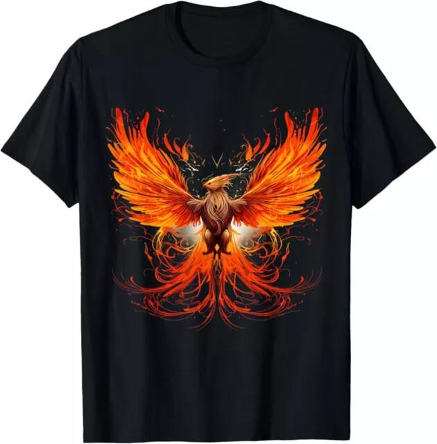 Rising Fire Fenix Mythical Bird Shirt Fiery Phoenix Art TShirt Unisex TeeHot Unisex T-Shirt L