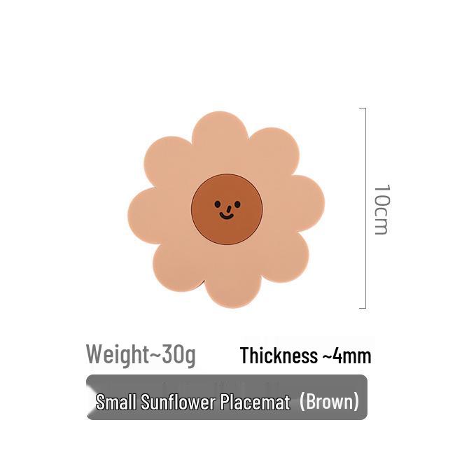 Cute Cartoon Silicone Pot Mat - Heat Resistant, Anti-scald, Anti-slip, Thickened Coaster for Dining Table