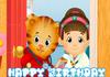 Sfondo Cartone Animato Daniel Tiger, Striscione con Tema Amici del Quartiere, Decorazione Festa Bambini, Sfondo Fotografico