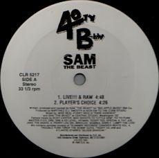 

12inch Record SAM THE BEAST - 40ty B-Low CLR5217 CLR 1995 US Rap & Hip-Hop/R&B Used