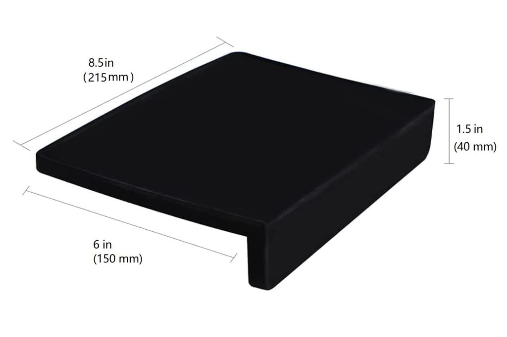 MiiCoffee Espresso Tamping Mat Black Silicone Food Grade Pad 20 X 15 Cm, Coffee Tamper Mat