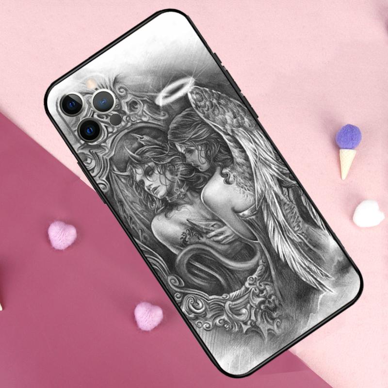 Devil Woman Phone Case For iPhone 17 Pro Max 11 14 15 16 Pro Max Plus 12 13 Mini 17 Air 16e Back Cover
