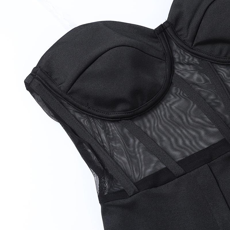 Elegant Bodycon Sexy Women's Corset Maxi Dress for Women 2022 Summer Long Party Dresses Woman Robe Femme Ladies Vestidos Mujer