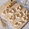 6Pcs Cake Baking Tools Biscuits Cut PP Plastic Heart Shaped Animals Dimensional Cookie Cut Set Fairie