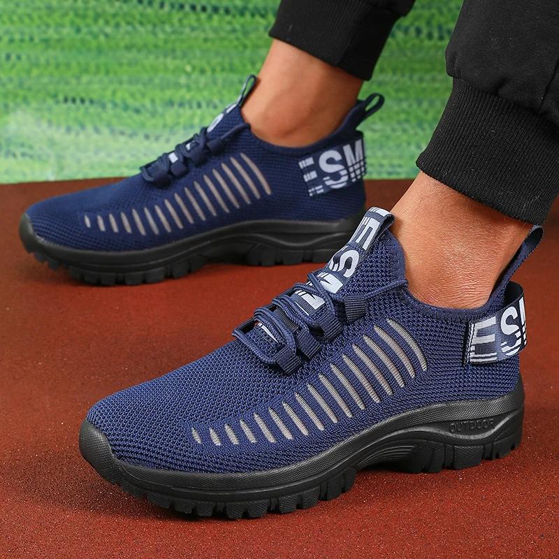 Men's Sports Luxury Casual Sports Shoes Mesh Running Shoes Summer Lightweight Thick Soled Fashionable Walking Shoes Women
