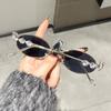 INS Rhinestone Sunglasses Y2k Anti-Blue Light Spectacles Convenient Retro Frame Eyewear  Selfie