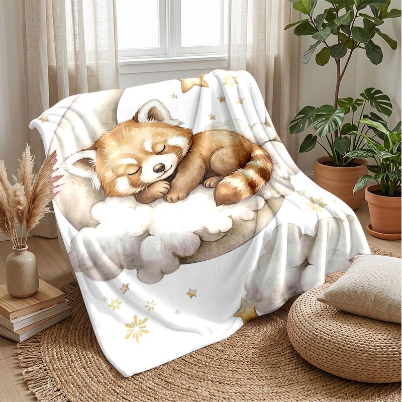 Red Butterfly and Rose Theme blanket Lightweight Warm Flannel Blanket Decorative Throw Blanket for Home Decoration