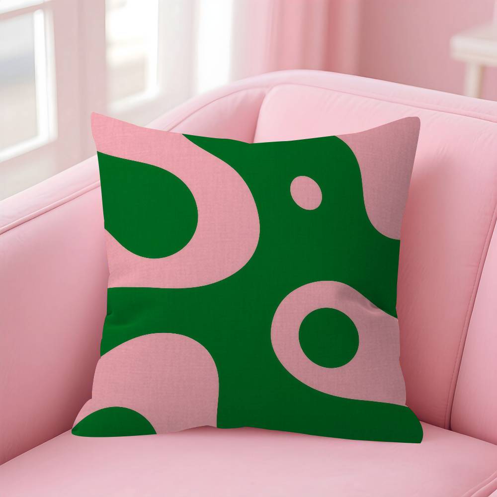 Art Abstract geometric  Pillow Cushion Cover Pillowcase Living Room Sofa Home Decor Customized
