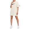 Nike Kurzärmeliges Kleid Damen Ecru CJ3829-238