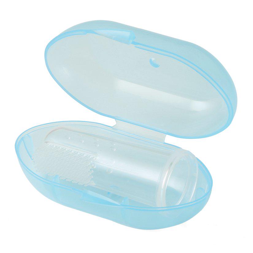 ZahnFit Baby Zahnbürste Fingerzahnbürste Kinder Zahnpflege 0-24 Monate [3 Stück