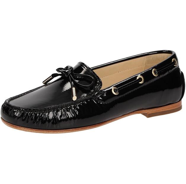 Women's Sioux Borinka Moccasin Slip-ons Black