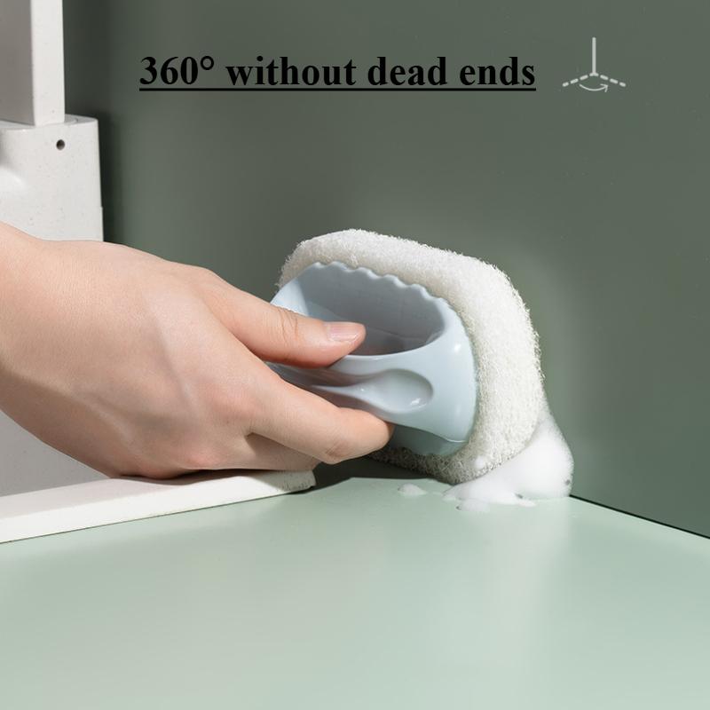 Bathtub brush with handle, tile brush, kitchen decontamination brush, pot sponge wipe, cleaning brush