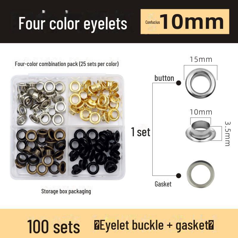 Air Eye Installation Pliers Set with Display Stand, Printing Cloth, and Press Buckle for Posters