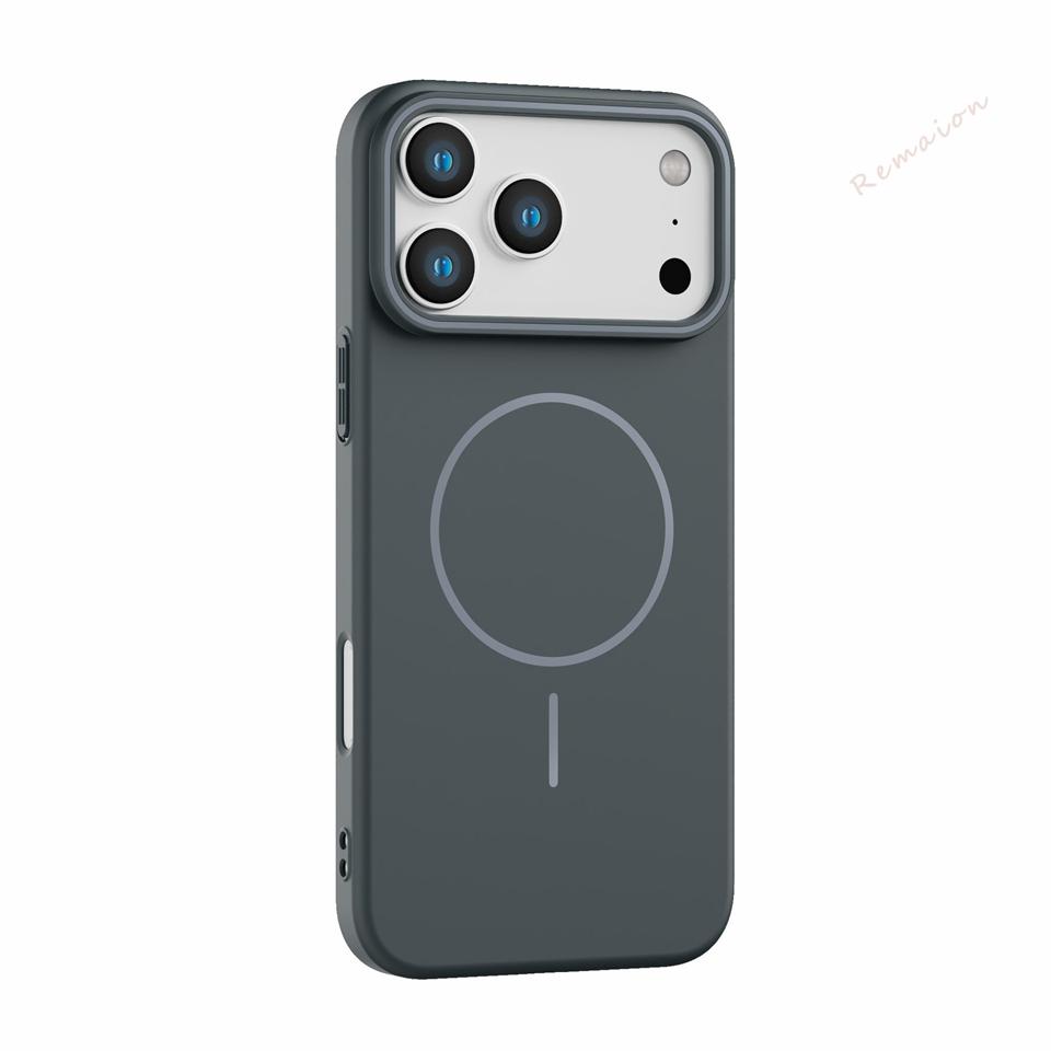 Magnetische Ultra-dünne Handyhülle für Für iPhone 14 1 16 Plus 11 12 13 16 17 Pro Max Air Matt Kabelloses Ladecover
