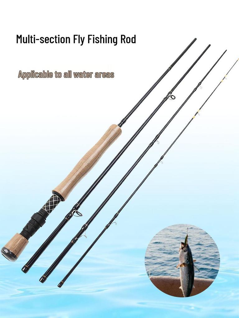 4-Section Carbon Fly Fishing Rod: Portable, Stream Lure, Euro-American Style