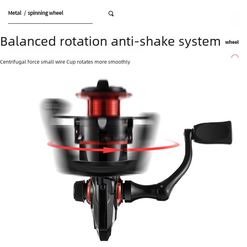 "All-Metal Spinning Reel for Sea and Long-Distance Casting - Fishing Gear"