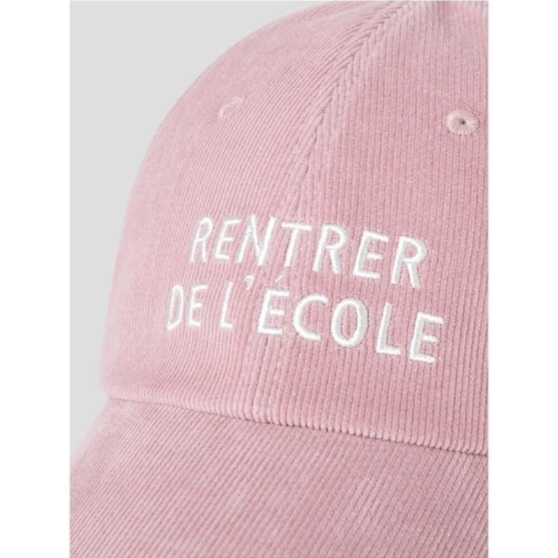8SECONDS Corduroy Bold Letter Ball Cap Light Pink (19588BWY4Y)