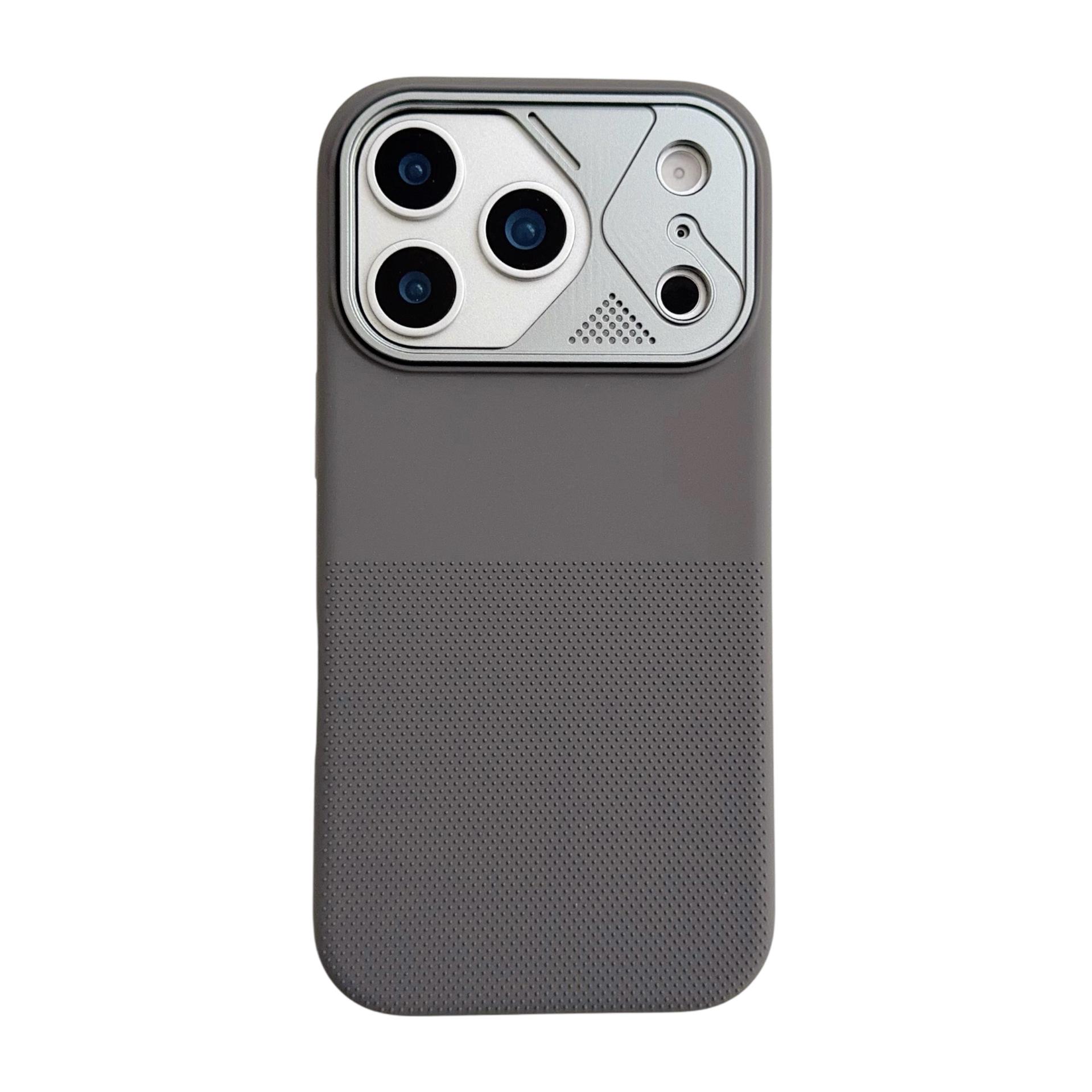 

Magnetic Liquid Silicone Anti-slip Case for iPhone 17 Pro Max with Metal Lens 17 Pro Max темно-серого