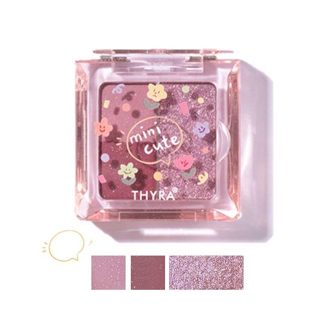 THYRA - Mini Cute 3 Color Eyeshadow - E08 #E08 Mini Rose - 3g