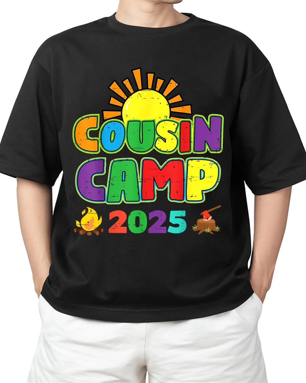 Cousin Camp 2025 Family Vacation Summer Camping Crew For Adult S-4XL T-Shirt XXXXL