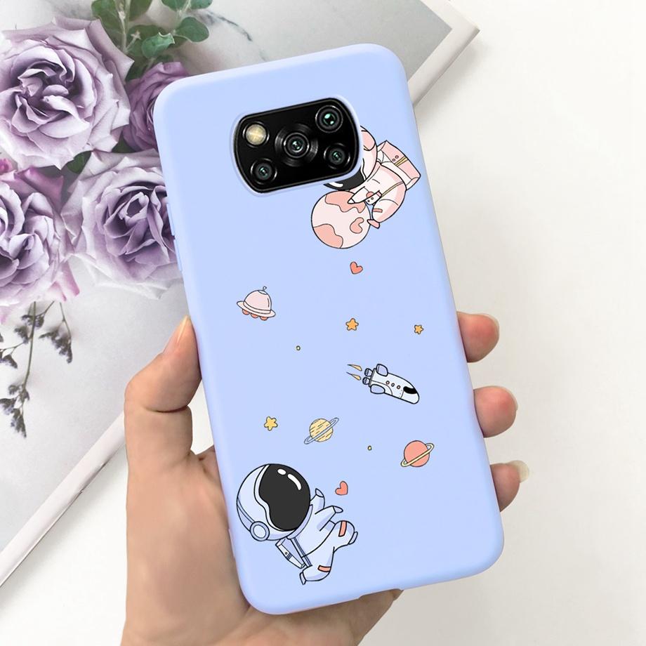 Pro Xiaomi Poco X3 Pro Pouzdro Poco X3 NFC Kryt Květina Roztomilý Kočka Malba Nárazník Skořápka Na PocoX3 X3Pro x3nfc Měkký Luxusní Silikon