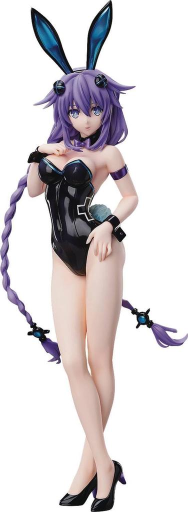 Hyperdimension Neptunia Purple Heart Bare Leg Bunny Ver. 1/4 Scale Plastic Painted Complete Figure