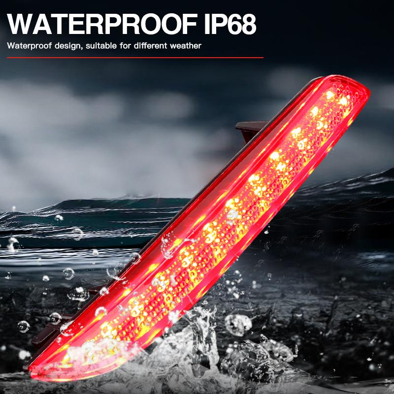 2pcs LED Rear Bumper Reflector For Honda Insight CR-Z 2010-2014 CR-V 2012-2014 FIT Acura TSX Wagon 2018-up Tail Stop Brake Light