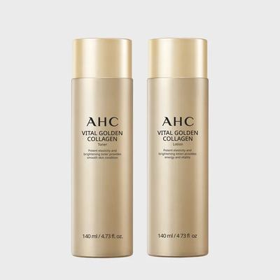 Vital Golden Collagen Basic Toner + Lotion 2-piece Set (cross-selection Possible)