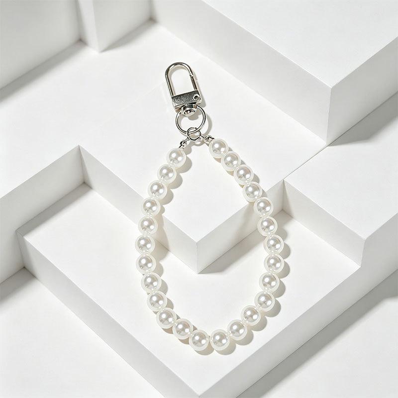 DIY Imitation Pearl Keychain Pendant - Simple Pearl Bag Ornaments & Creative Hanging Accessories