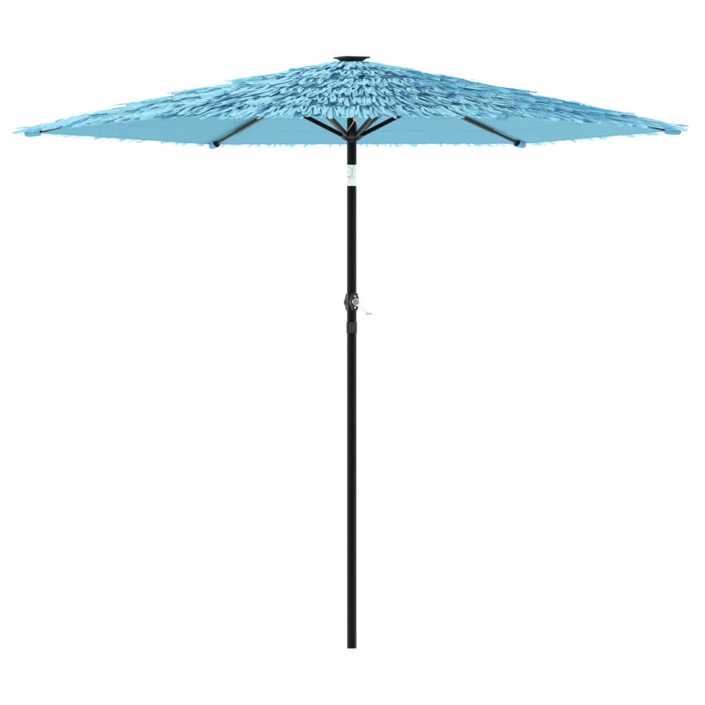 Blue Sun Umbrella with Steel Pole 223 X 223 X 213 Cm