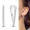 925 Sterling Silver Love Feather Moon Star Heart Earrings Fit Original Charms Hoop for Women Girls Stud Earring Jewelry Gifts