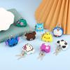 Cartoon Doll Lock Metal Mini Padlock Creative Cute Safety Anti-Theft Luggage Lock