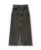 Urban Dress Stella Slit Long Denim Skirt - 4Col
