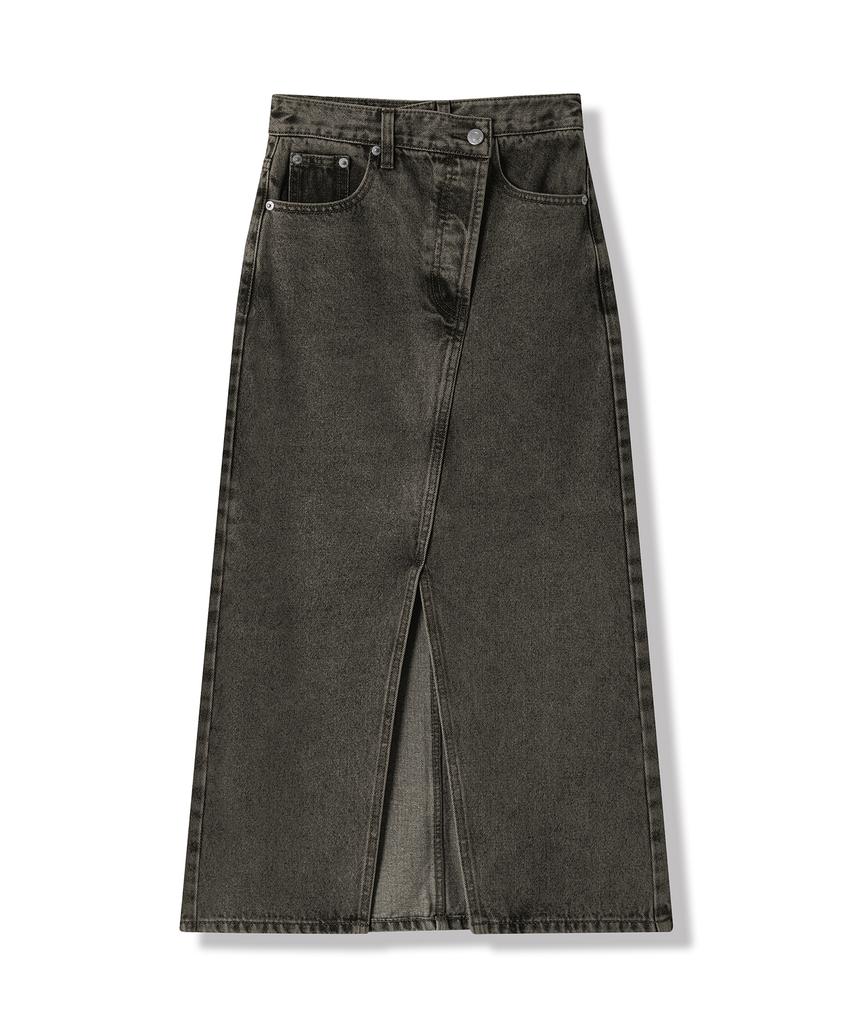 Urban Dress Stella Slit Long Denim Skirt - 4Col