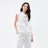 Artistic Swinging Collar Pinched Mulberry Silk Sleeveless Shirt Women's Clothing Vest Temperament Lightweight Small Shirt