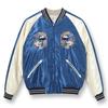 Taylor Toyo Souvenir Jacket Sukajan Lot Late 1940s Style Acetate Souvenir Jacket 190 Silver L No. TT15390-190 / “EAGLE” × “JAPAN MAP”