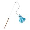 New Cute Octopus Cat Teasing Wands Funny Catcher Long Handle Interactive Stick Plushie Animals Teaser Stick Rod Indoor Play
