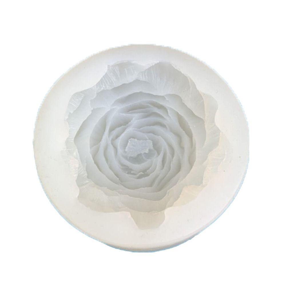 Convenient Healthy DIY Flowers Candle 3D Homemade Soap Mold Candle Mold Silicone Mould Peony Mould