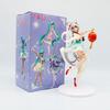 Hot Fashion Hatsune Miku Anime Figure Cheerleader Swan Lake Chang'e Action Figures Kawaii Girl Figurine PVC Collection Model Toy