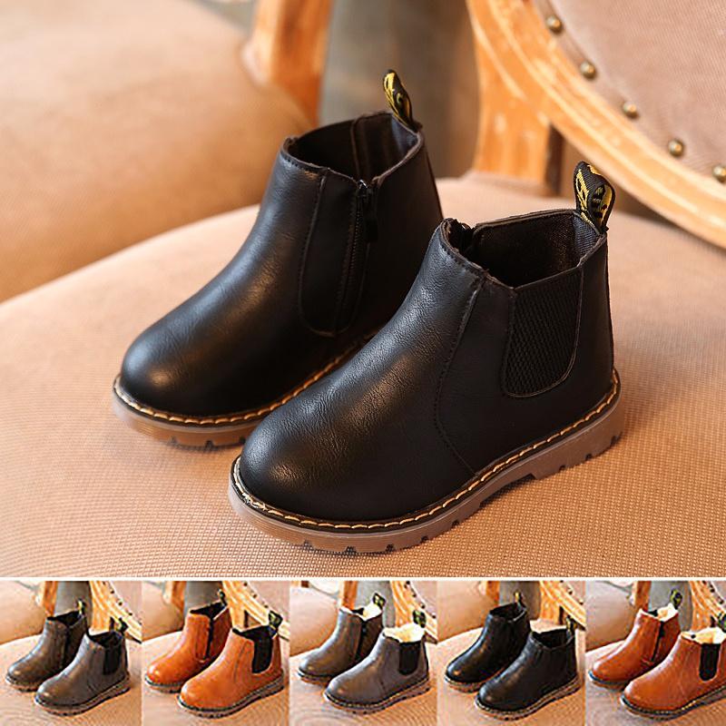 Stylish Winter Children Kids Boots Cozy Snow Baby Shoes For Toddler Boys Girls
