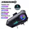 Bluetooth Motorcycle Helmet Headset Wireless IPX6 Waterproof Noice Reduction Earphone Super Long Standby HandsFree Headphone AE