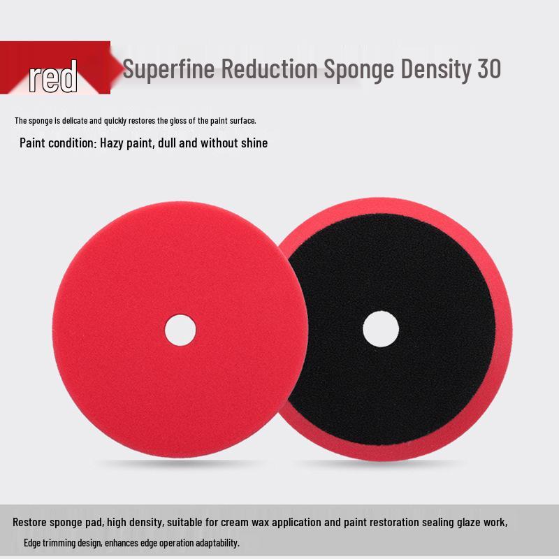 Pad do polerowania samochodu: Gąbka szlifierska 5" i 6" ze ściętą krawędzią do maszyn DA