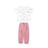 Girls Summer Thin Short Sleeve Set Stylish Baby Fashionable Two Piece Outfit