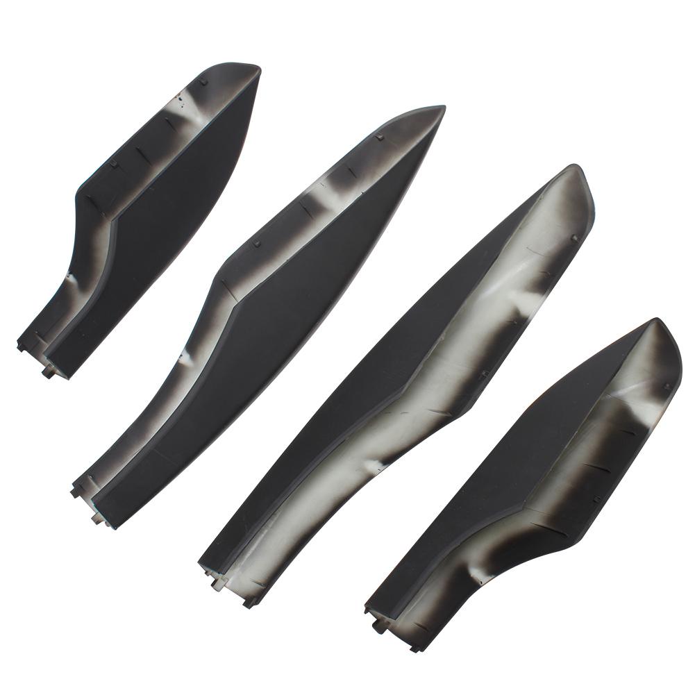 Αντικατάσταση αξεσουάρ αυτοκινήτου Rack Bar Rail End Cover Shell Cap 4Pcs For Toyota Fortuner AN50 AN60 Hilux SW4 2004 -2013 2014 2015